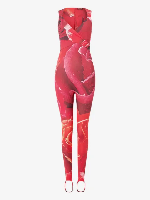 Roberto Cavalli jumpsuit med rostryck