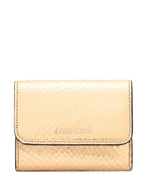 Roberto Cavalli cartera con compartimentos y cierre