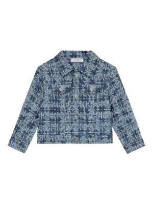 Burberry Kids チェック キルティングジャケット | ニュートラル