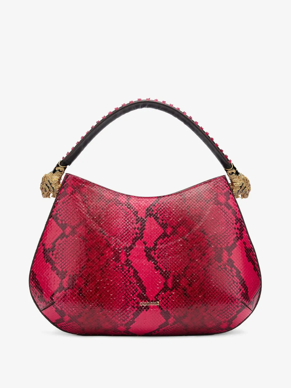 ROBERTO CAVALLI LEATHER SHOULDER BAG