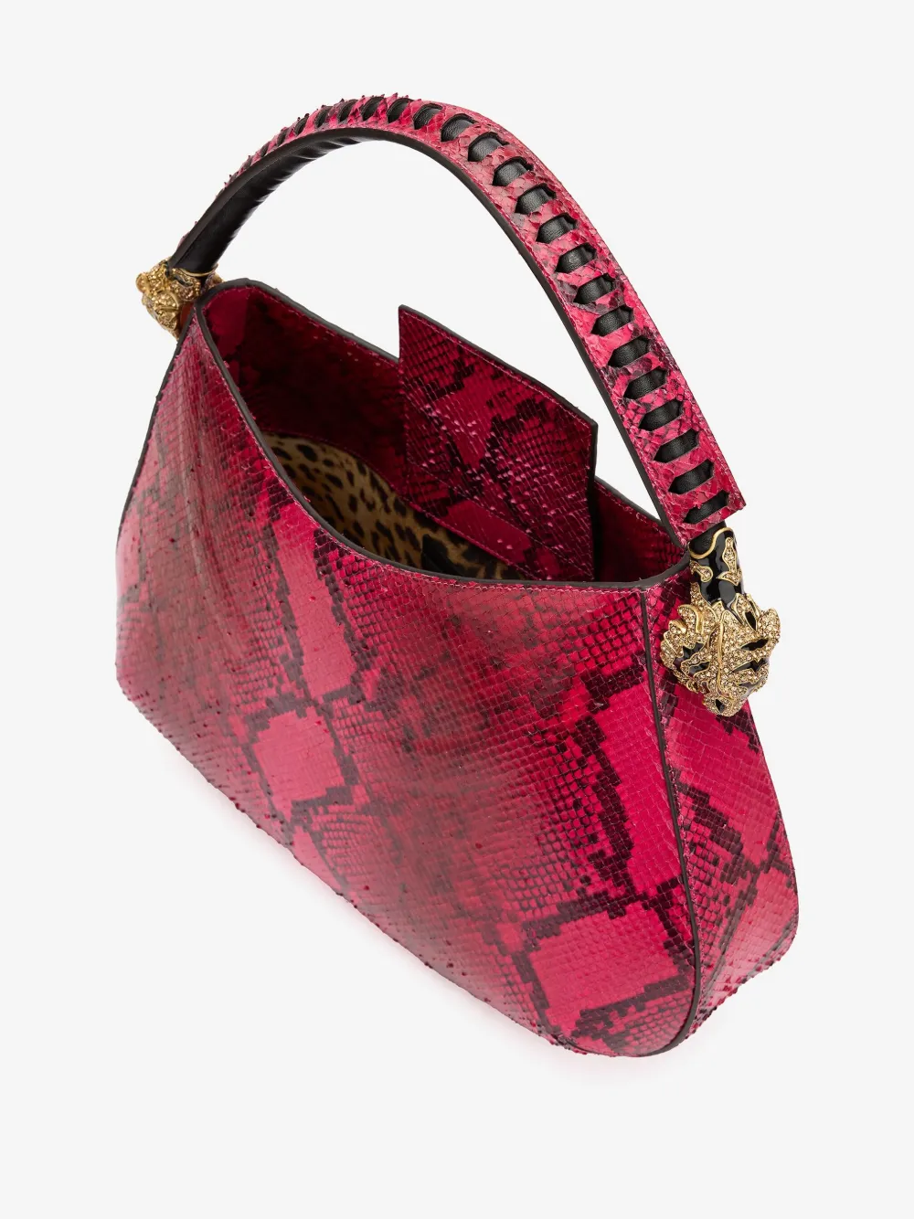 ROBERTO CAVALLI LEATHER SHOULDER BAG