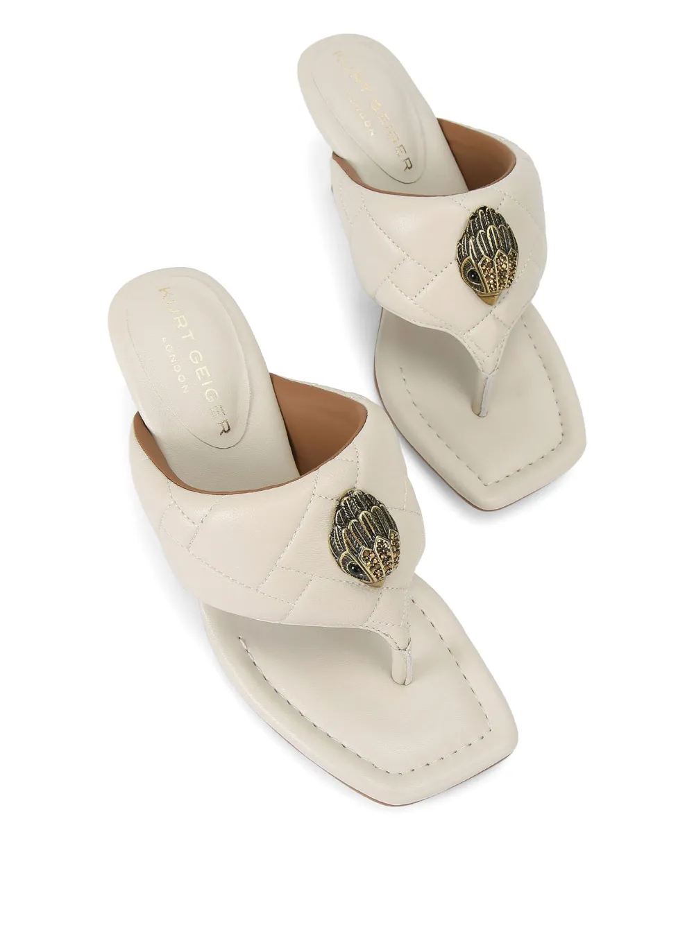 Kurt Geiger London 70mm Puff sandals - Beige