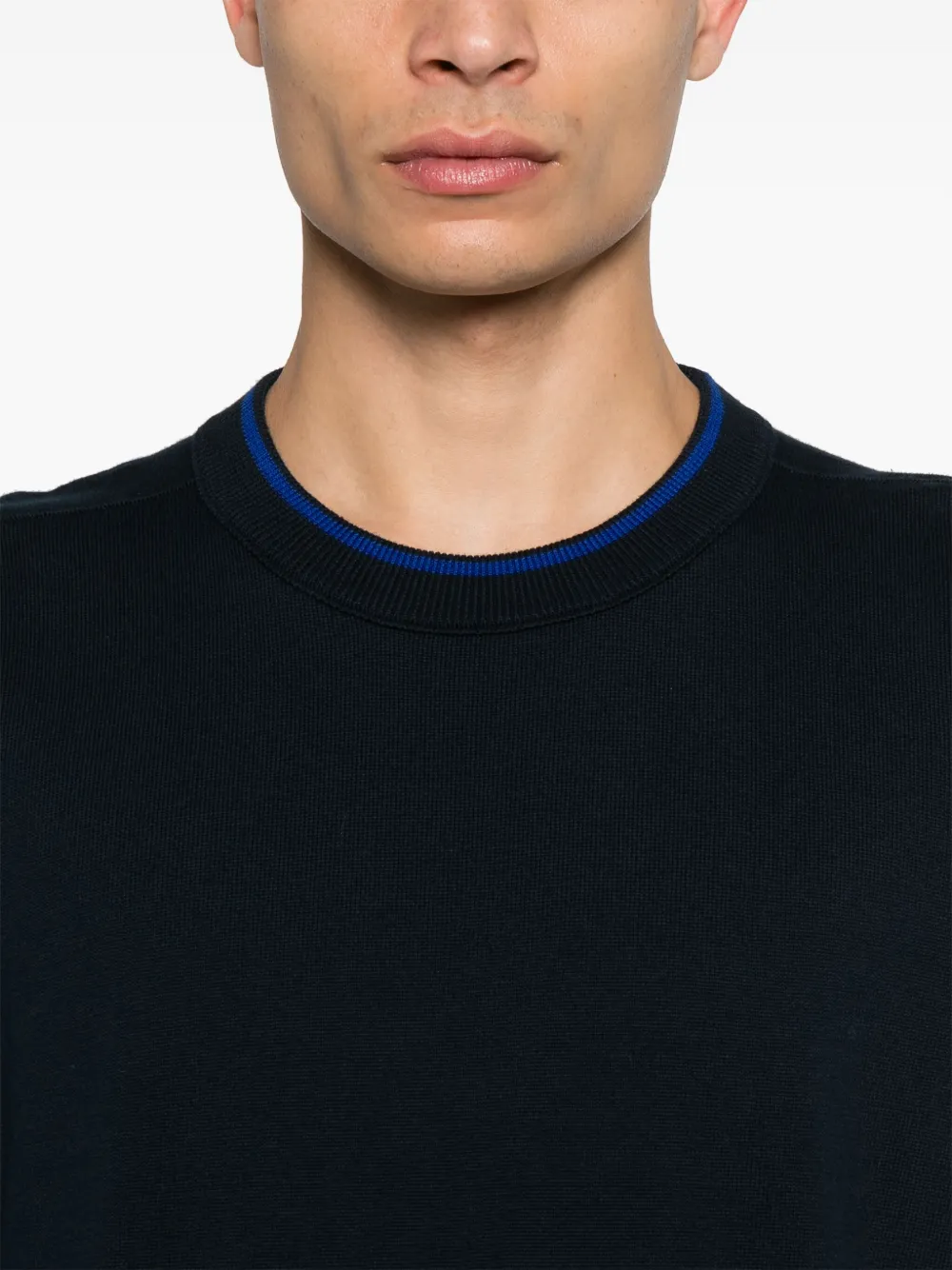 Stone Island Trui met Compass-logopatch Blauw