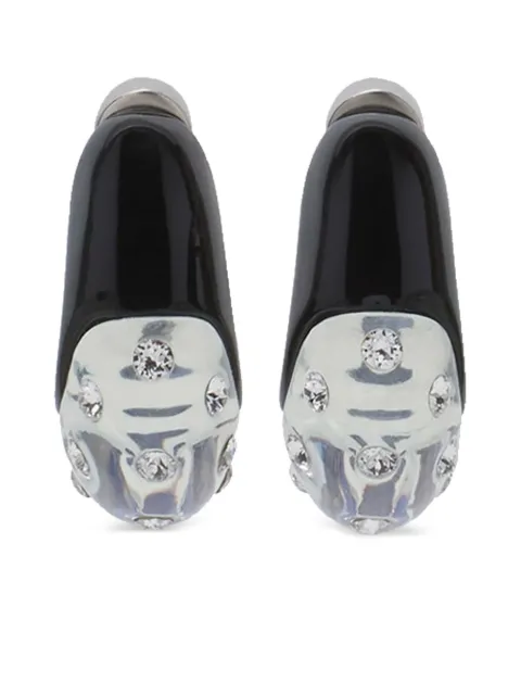 Lanvin arracadas con detalles de cristal