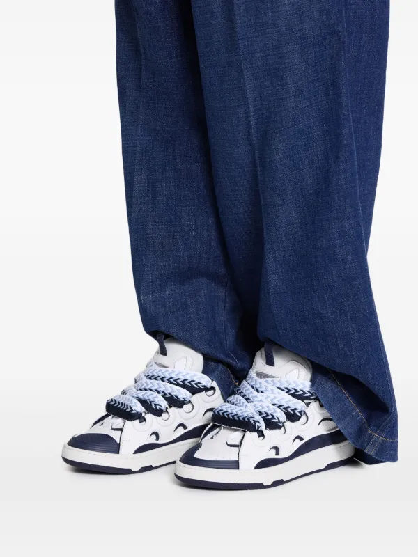 Lanvin Curb Sneakers | Blue | FARFETCH