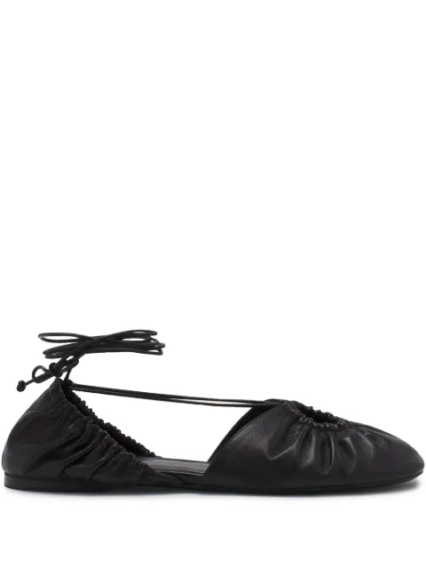 Lanvin leather ballerina shoes 