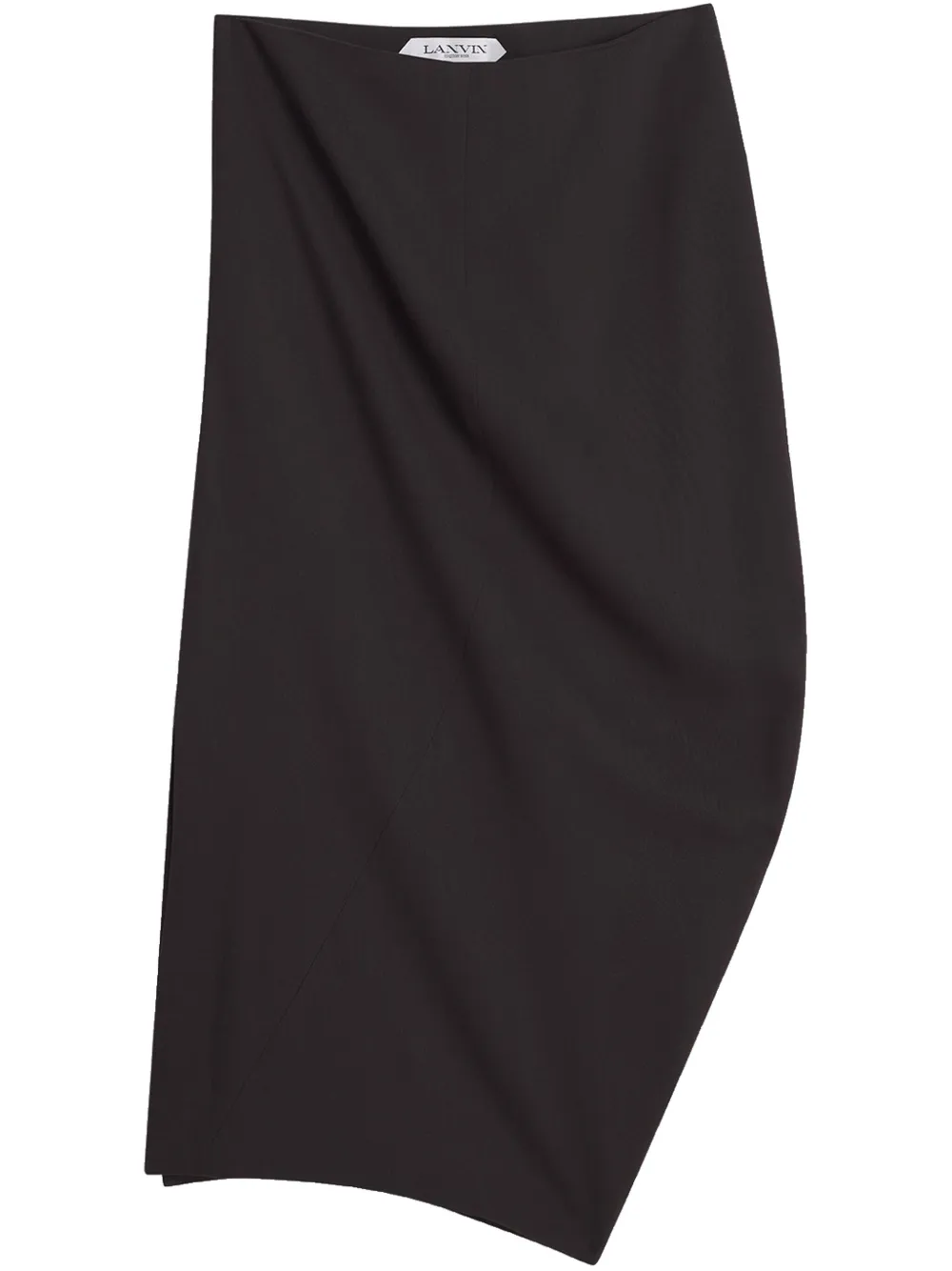 Lanvin アシンメトリー スカート - ブラック Lanvin アシンメトリー スカート - ブラック