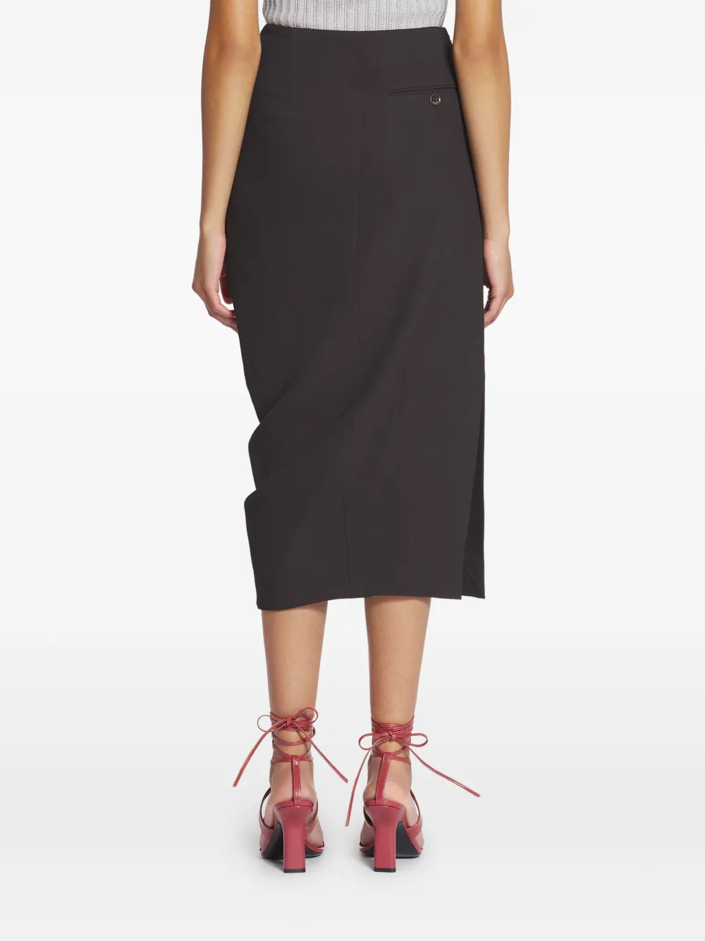 Lanvin Asymmetrische rok Zwart