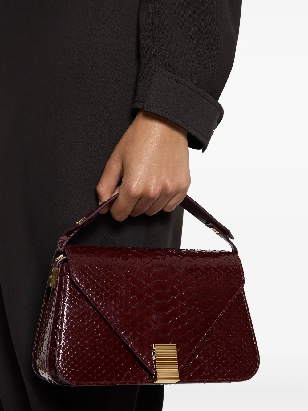Lanvin Concerto Arpege crossbodytas Rood