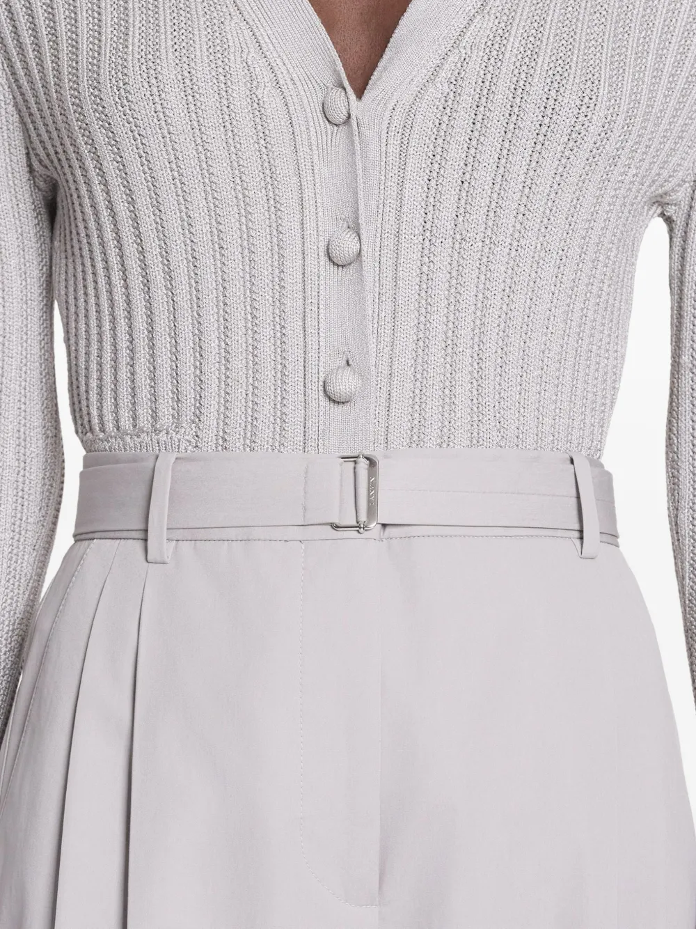 Lanvin Broek met wijde pijpen Grijs