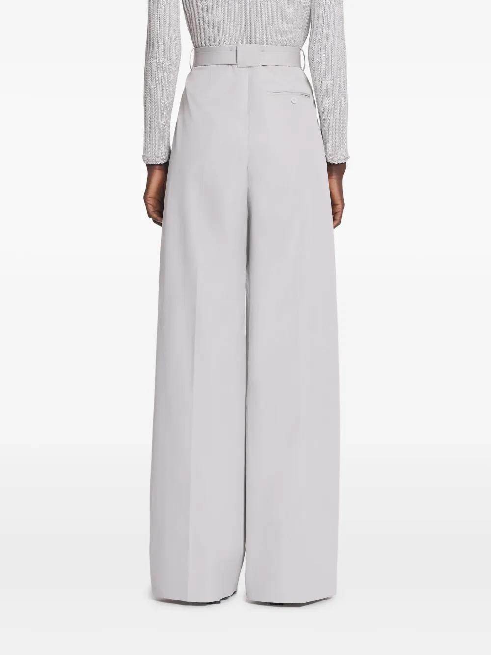 Lanvin Broek met wijde pijpen Grijs