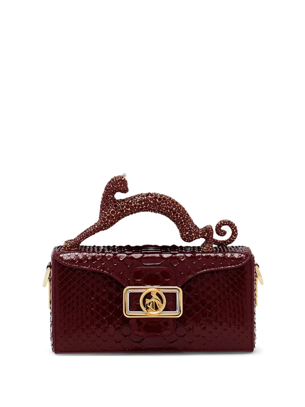 Lanvin Nano Pencil Cat Mini-tasche In Red