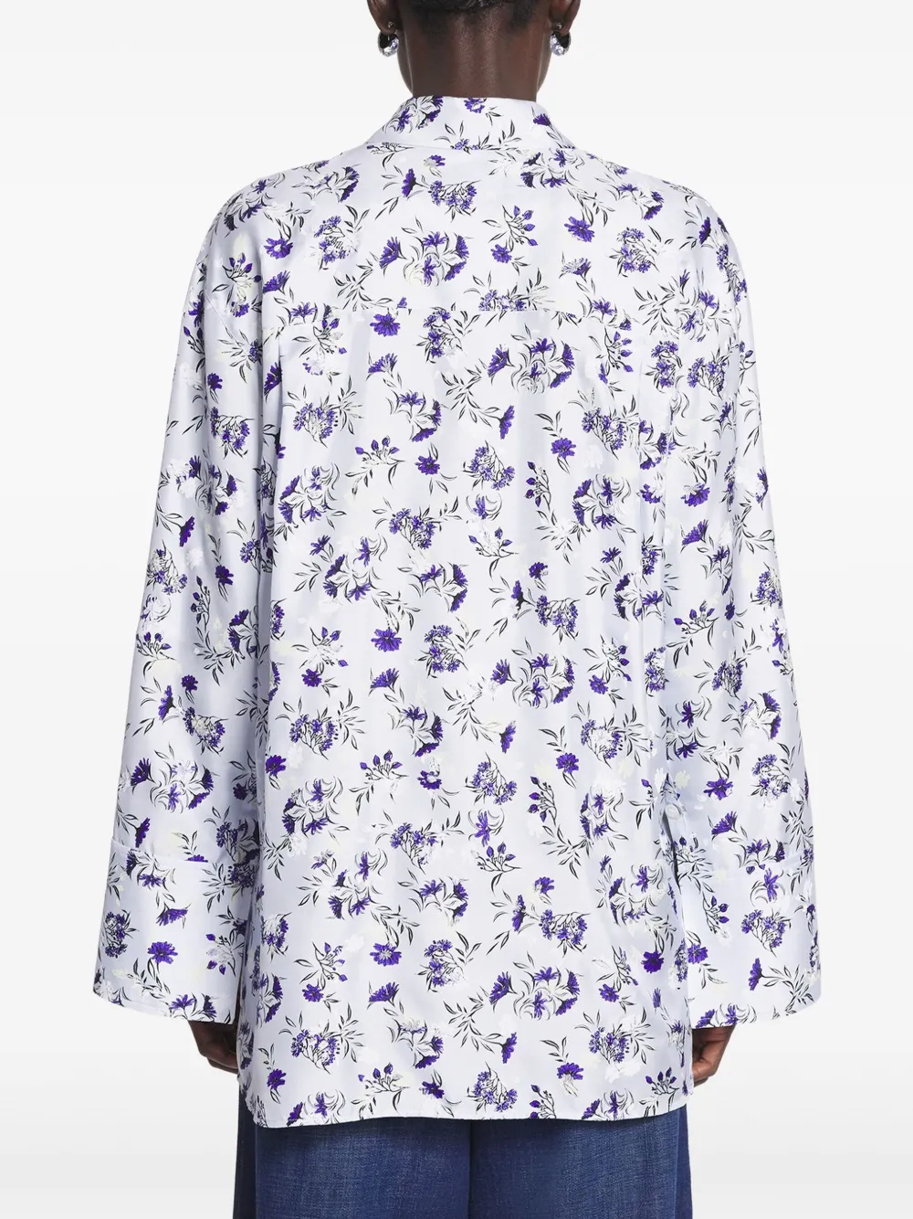Lanvin Blouse met bloemenprint Wit