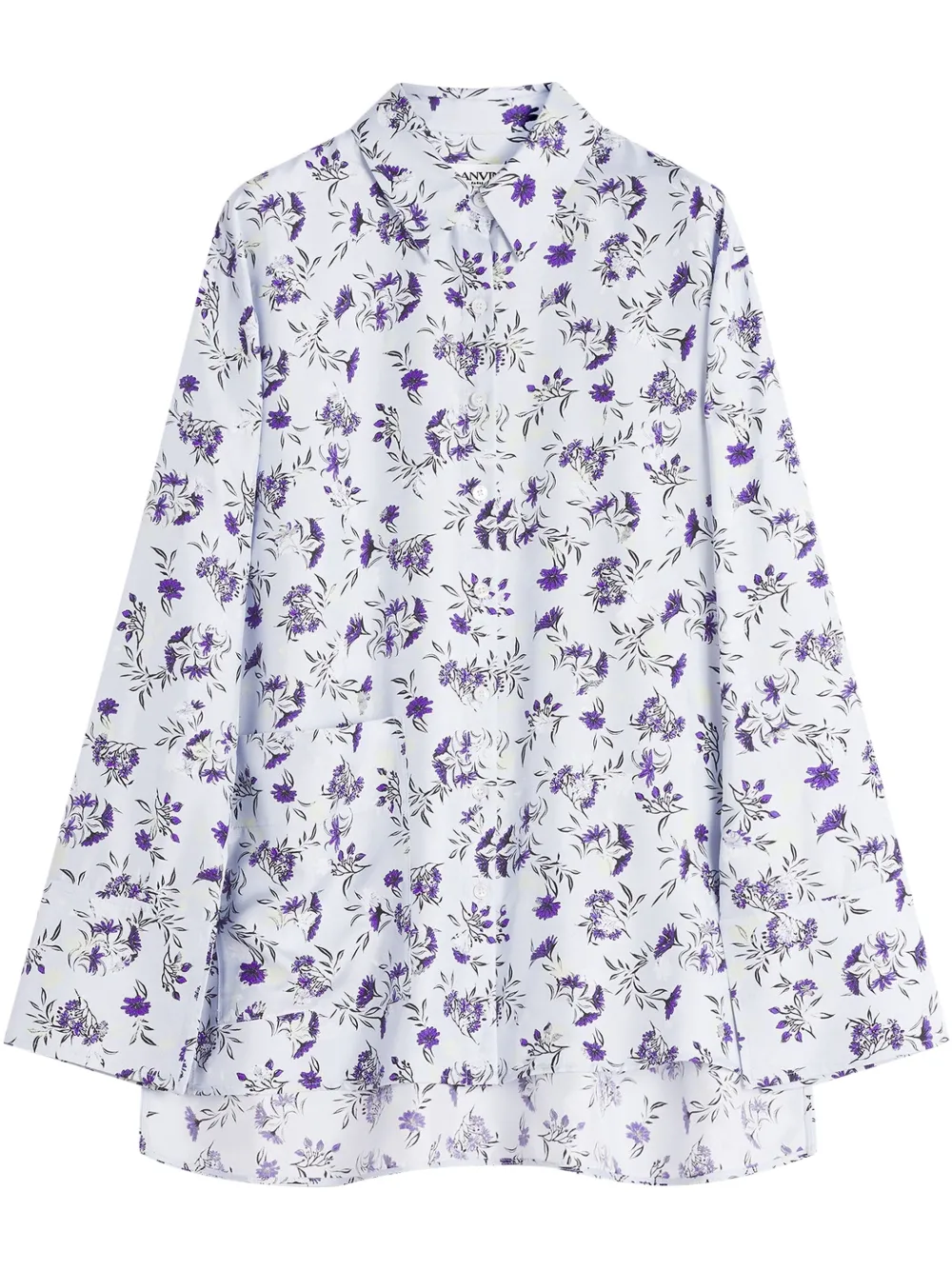 Lanvin Blouse met bloemenprint Wit