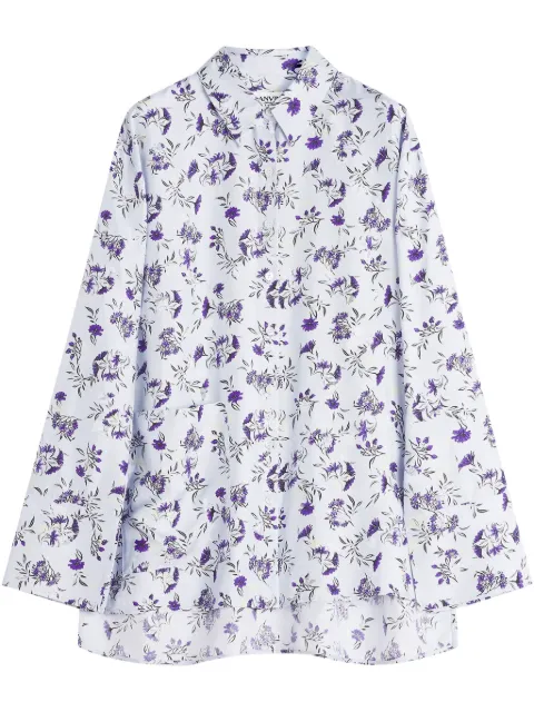 Lanvin camisa con estampado floral