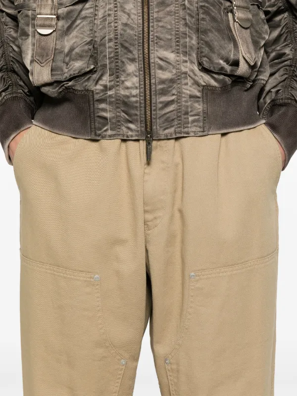 ヨウジヤマモト　定番コットンパンツ Yohji Yamamoto コットンパンツ | ニュートラル | FARFETCH JP