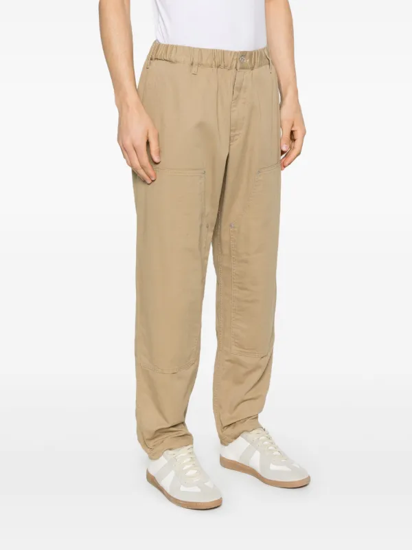 ヨウジヤマモト　定番コットンパンツ Yohji Yamamoto コットンパンツ | ニュートラル | FARFETCH JP