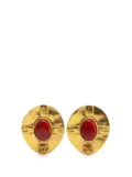 CHANEL Pre-Owned 1998 Gold Plated CC Clip On Earrings costume earrings