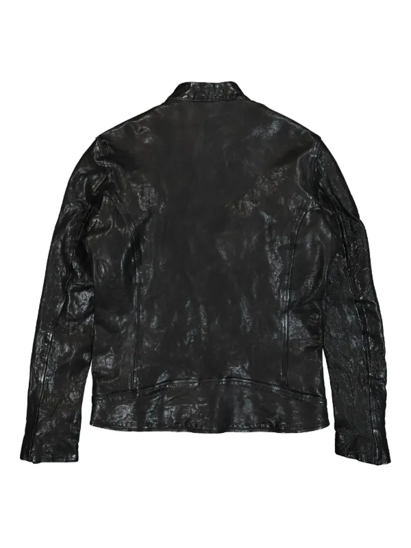 Yohji Yamamoto Backlash Double Riders Biker Jacket | Black | FARFETCH