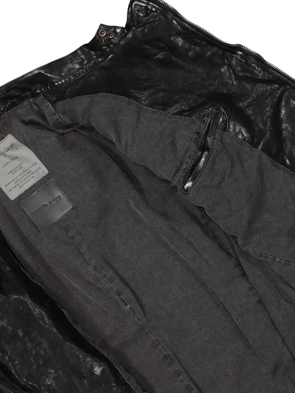 Yohji Yamamoto Backlash Double Riders Biker Jacket | Black | FARFETCH