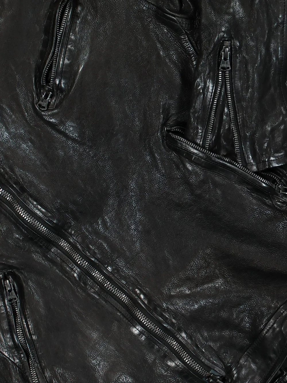 Yohji Yamamoto Backlash Double Riders bikerjack Zwart