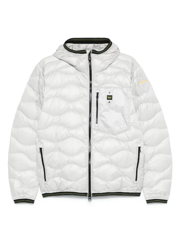 Blauer Wave Jacke Grau FARFETCH DE