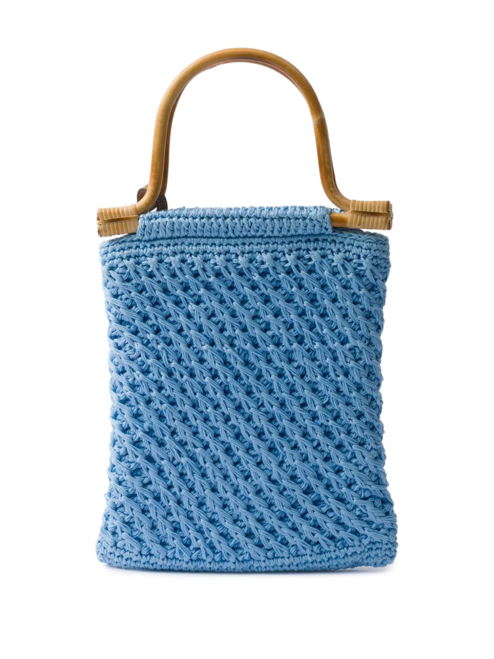 Prada Kleine gehaakte handtas - Blauw