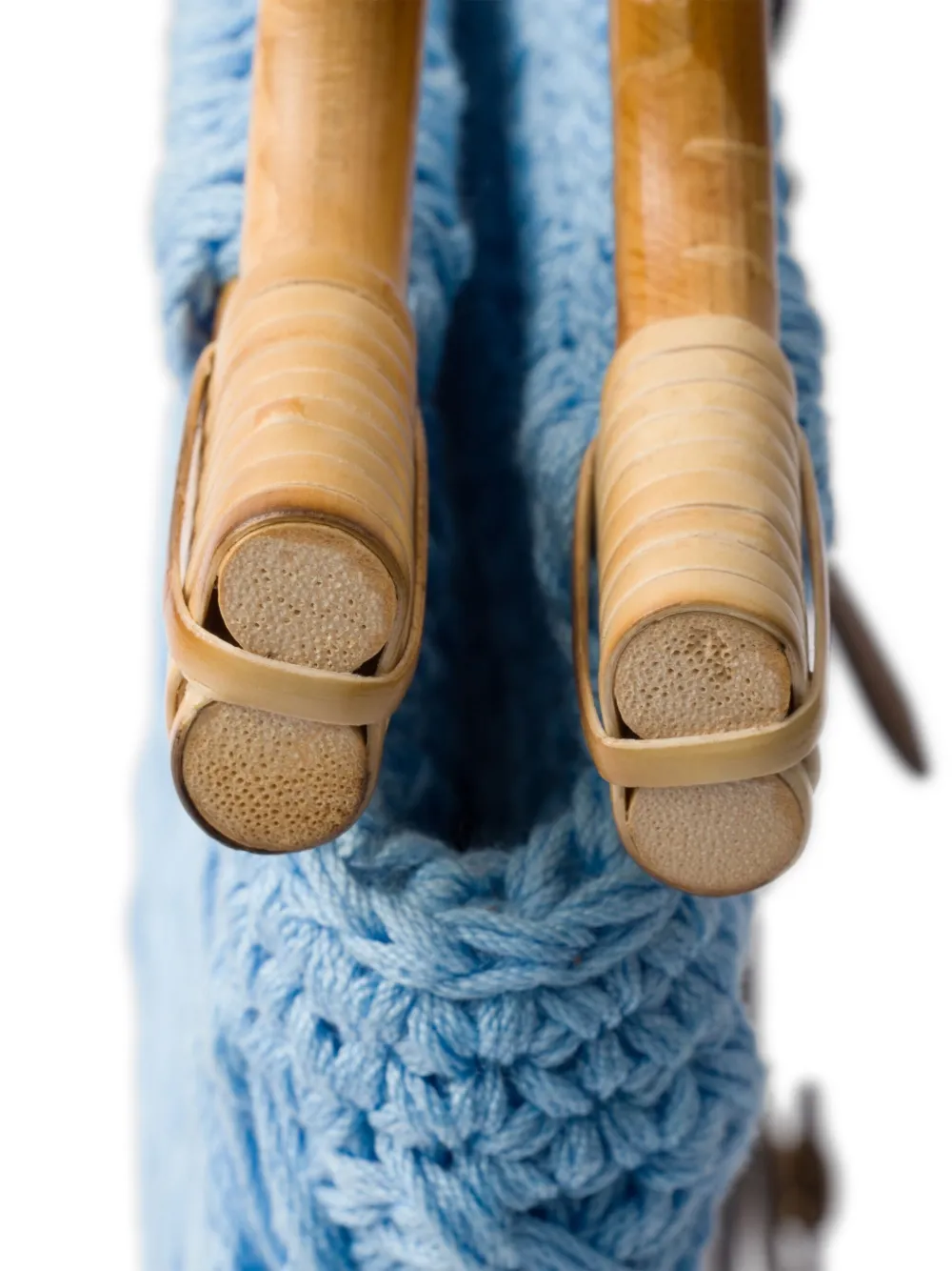 Prada Kleine gehaakte handtas Blauw
