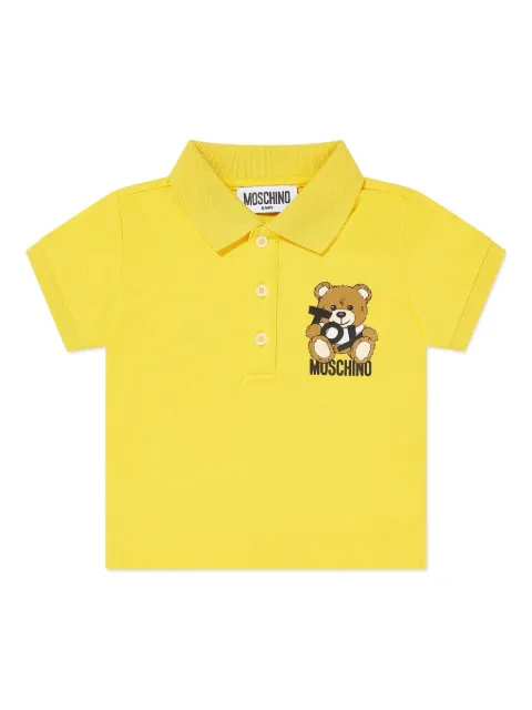 Moschino Kids Camisa polo Teddy Bear