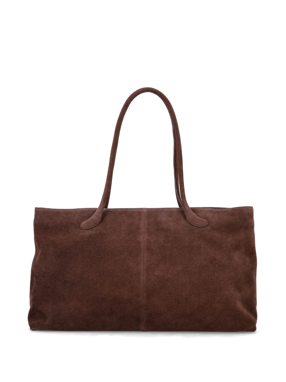 Low Classic suede tote bag - Bruin