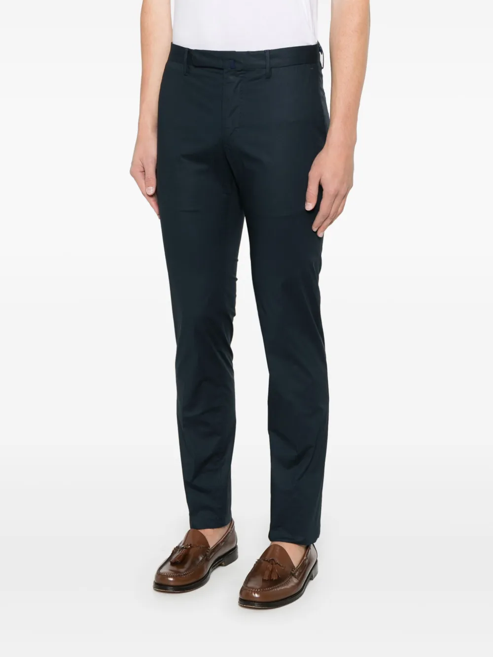 Incotex Tapered Chinos In Blue