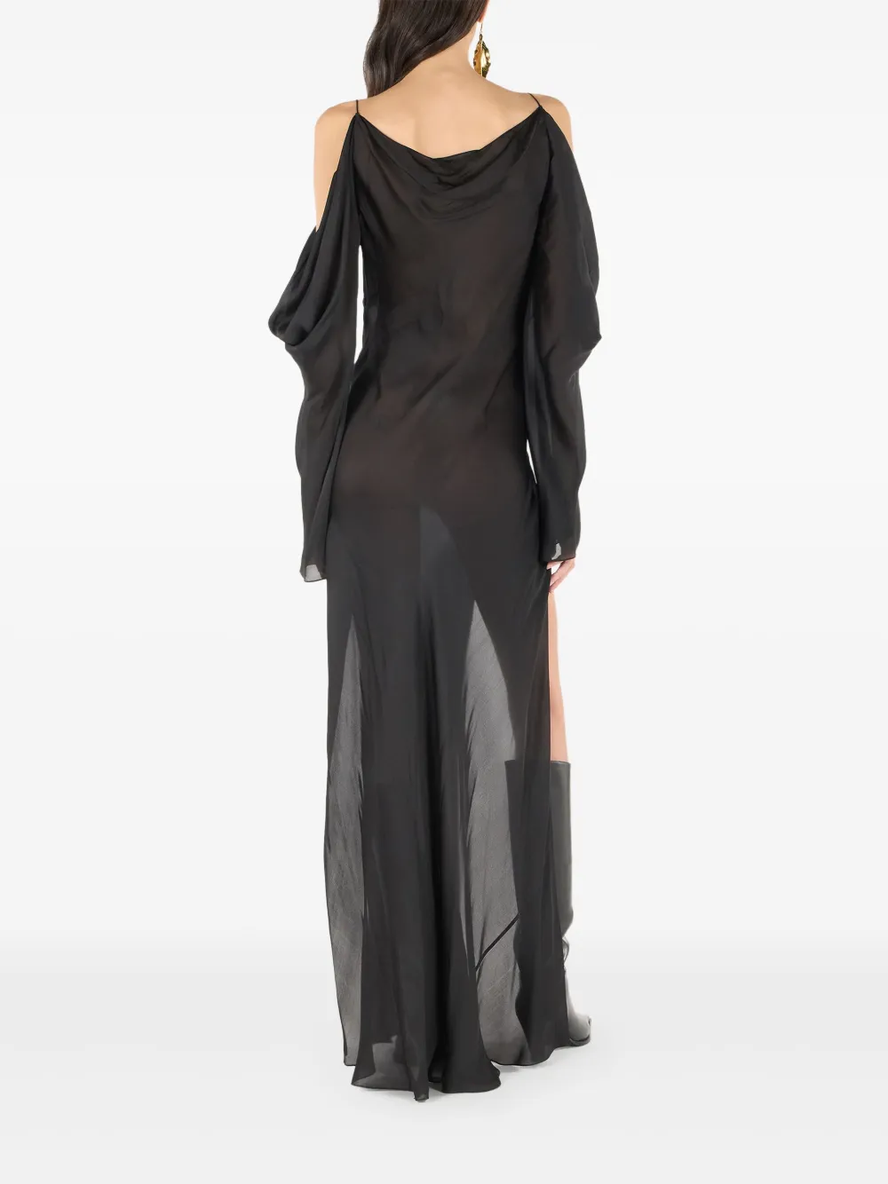 ROBERTO CAVALLI SILK MAXI DRESS