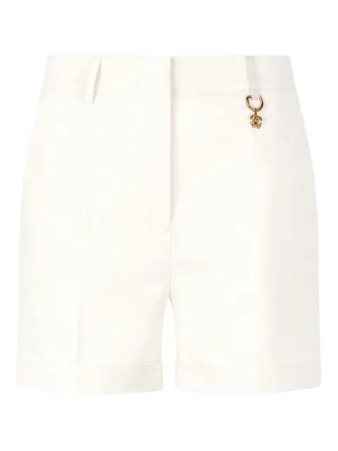 Roberto Cavalli shorts de mezclilla con detalle del logo