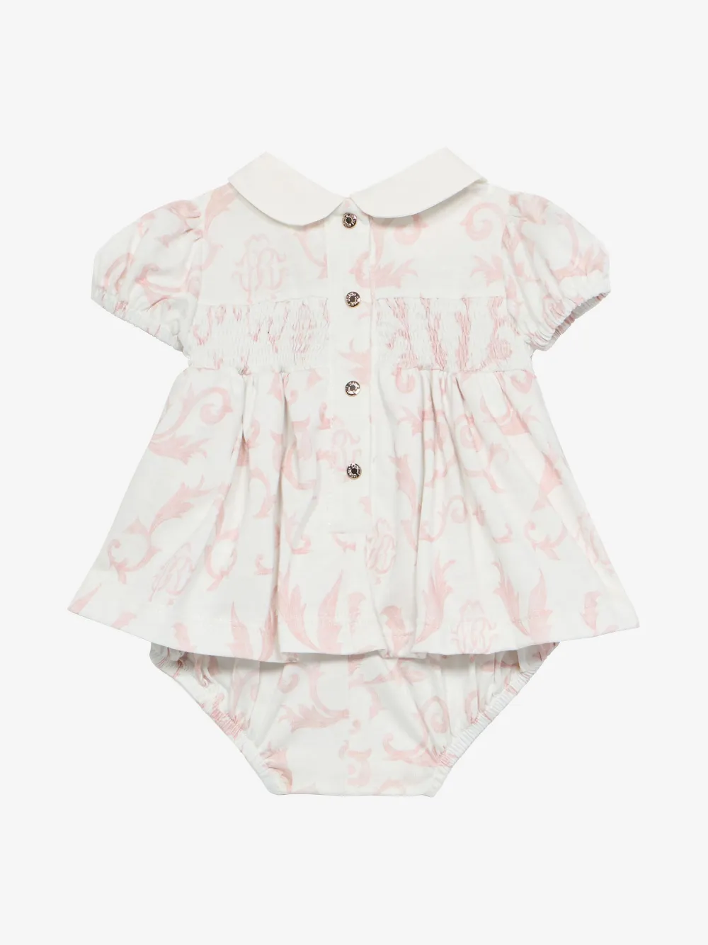 Roberto Cavalli Junior printed body set - Wit