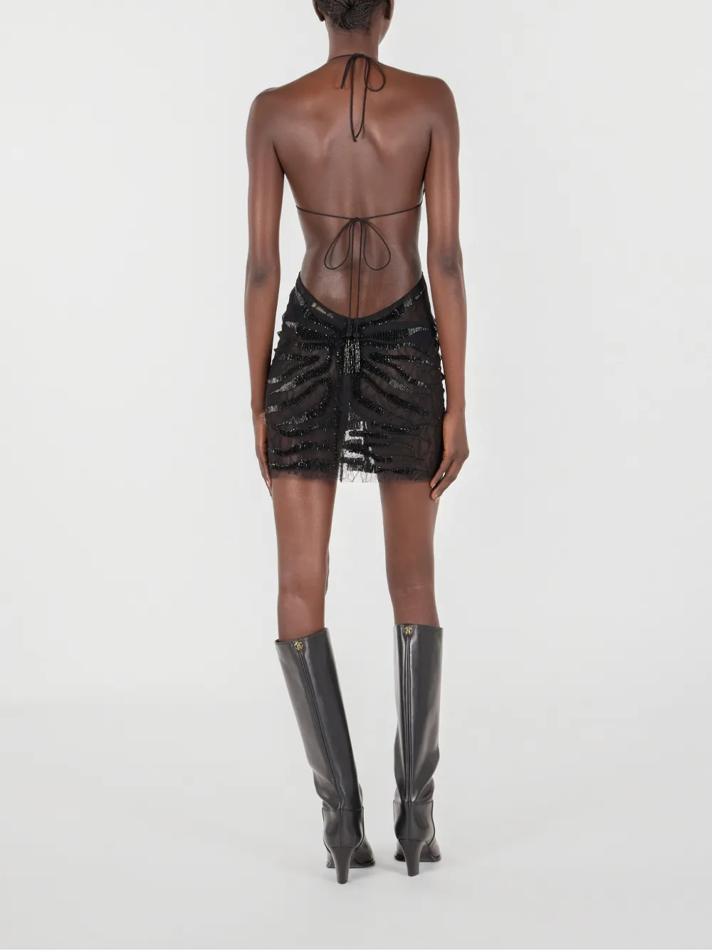 Roberto Cavalli Ray Of Gold mini-jurk Zwart