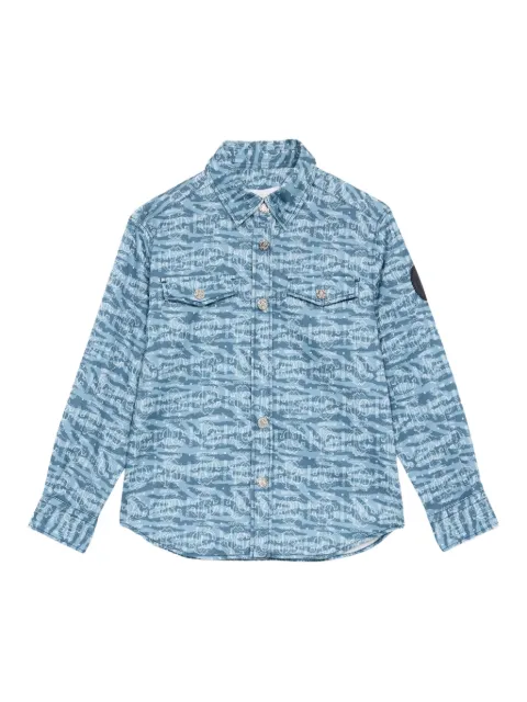 Roberto Cavalli Junior Camisa com estampa corrida