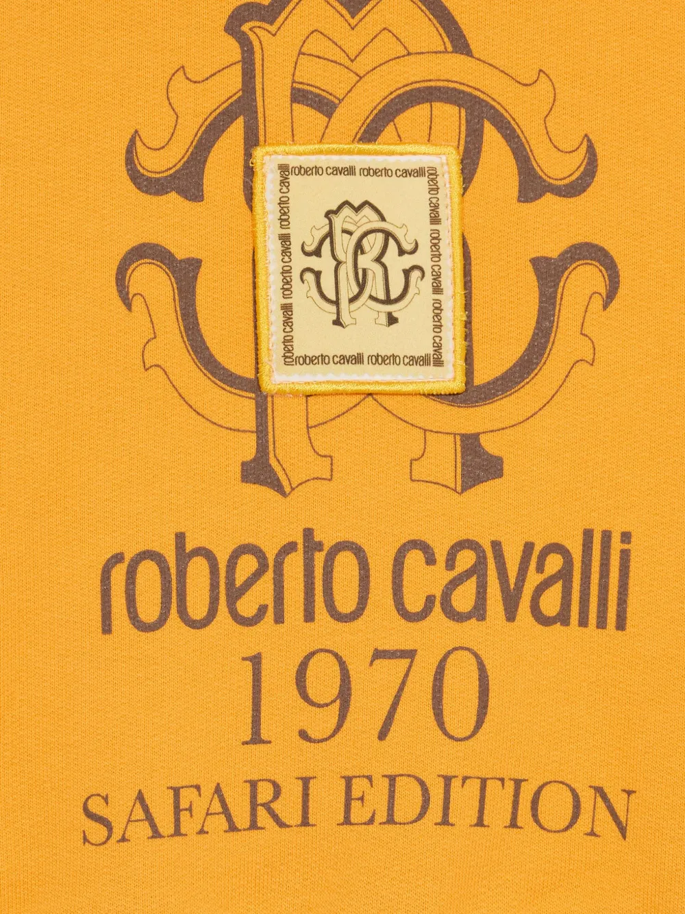Roberto Cavalli Junior Safari sweater Geel