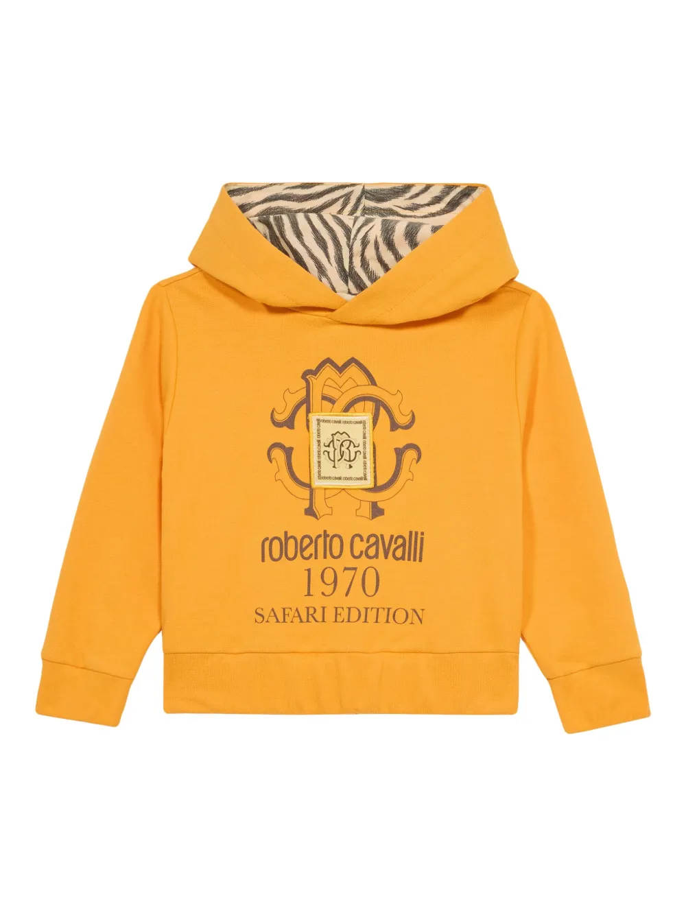 Roberto Cavalli Junior Safari スウェットシャツ - イエロー Roberto Cavalli Junior Safari スウェットシャツ - イエロー