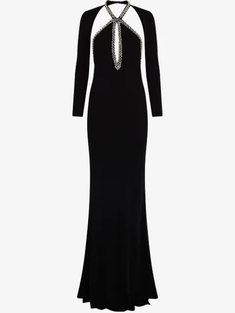 Roberto Cavalli فستان سهرة بحمالة عنق