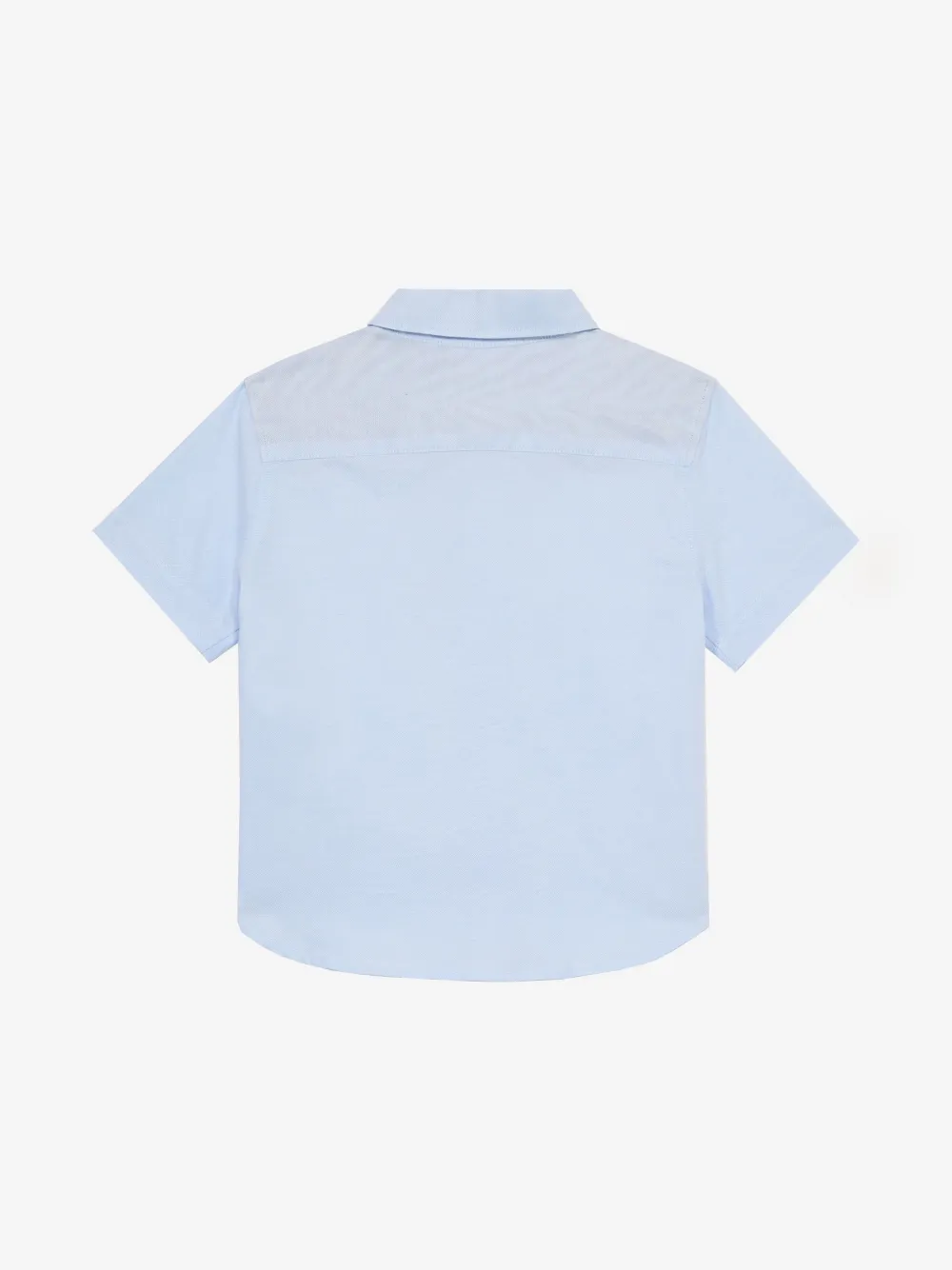 Roberto Cavalli Junior logo patch shirt - Blauw