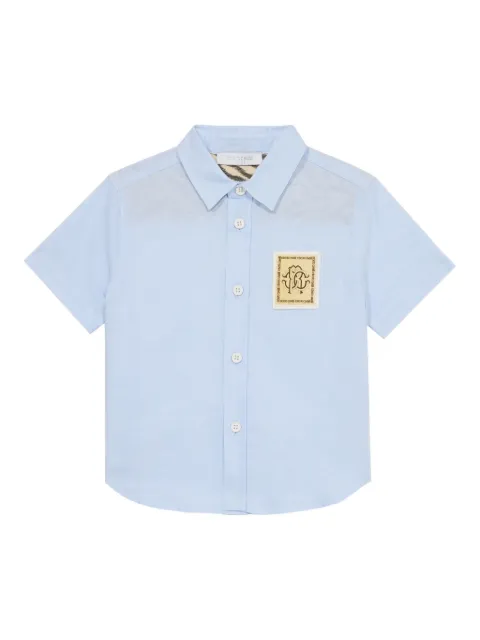 Roberto Cavalli Junior Shirt met logopatch