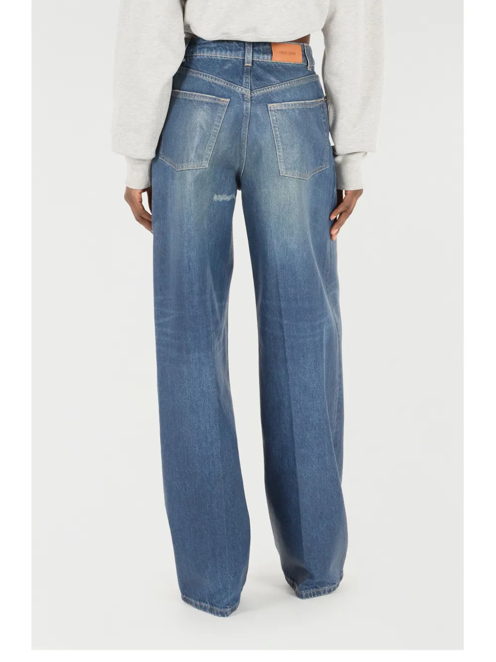 ROBERTO CAVALLI WIDE-LEG JEANS