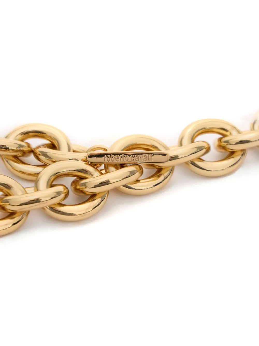  Roberto Cavalli Chain-link Belt - Gold 