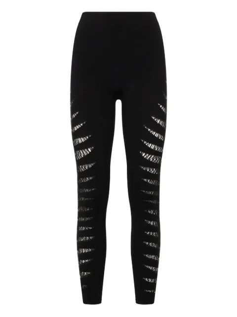 Roberto Cavalli python-patterned leggings