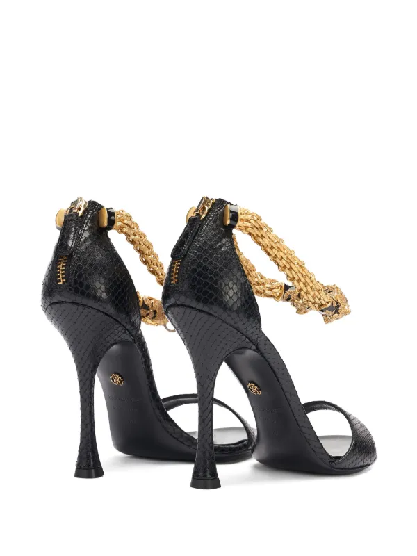roberto cavalli 黒 レース 40 イタリア製 Roberto Cavalli Sandália Jewel Tigers | Preto | FARFETCH BR