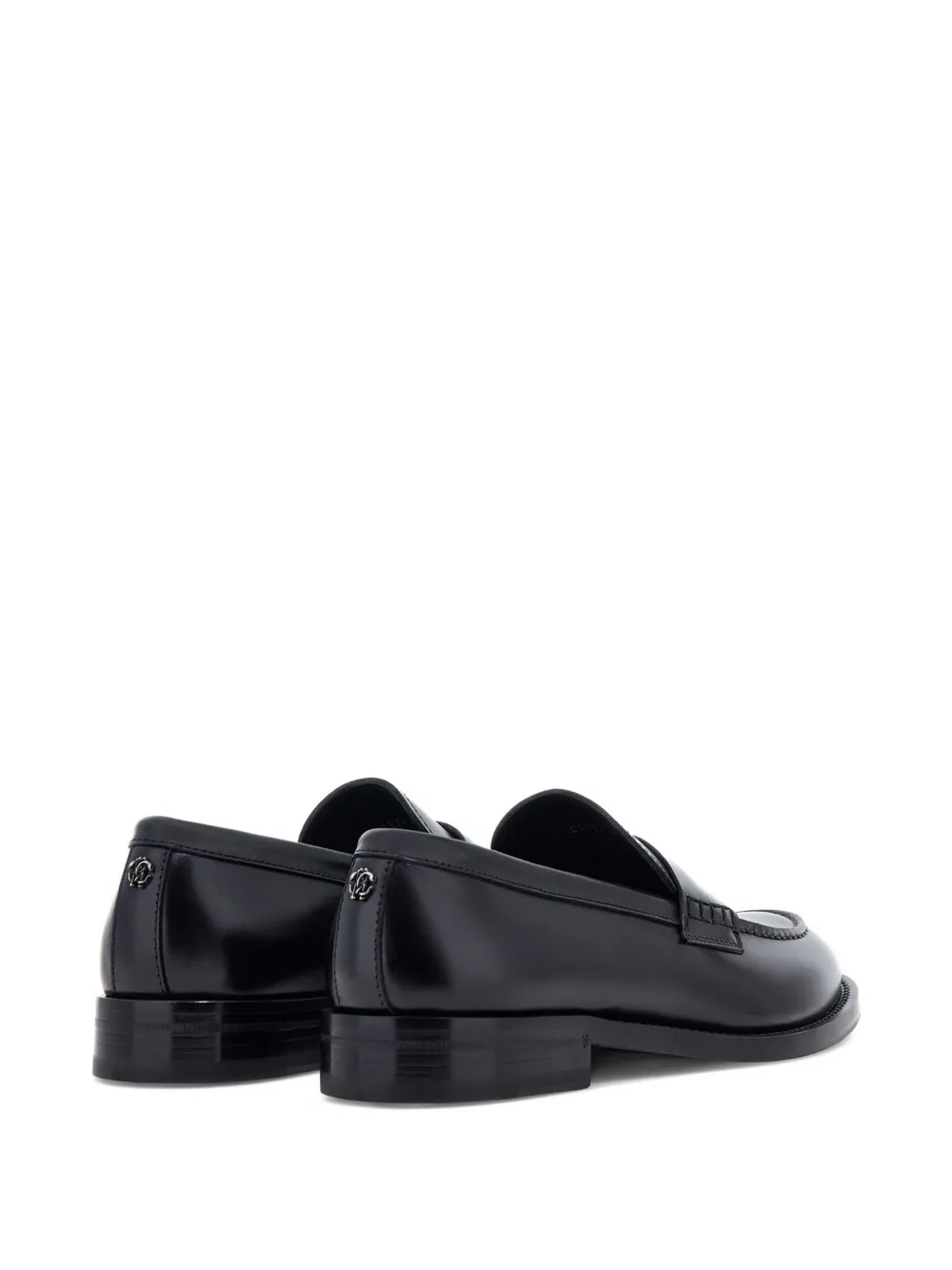 Roberto Cavalli Loafers met logoplakkaat Zwart
