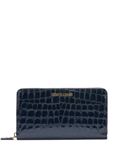 Roberto Cavalli cartera con compartimentos y cierre
