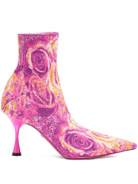 Roberto Cavalli botines con motivo floral