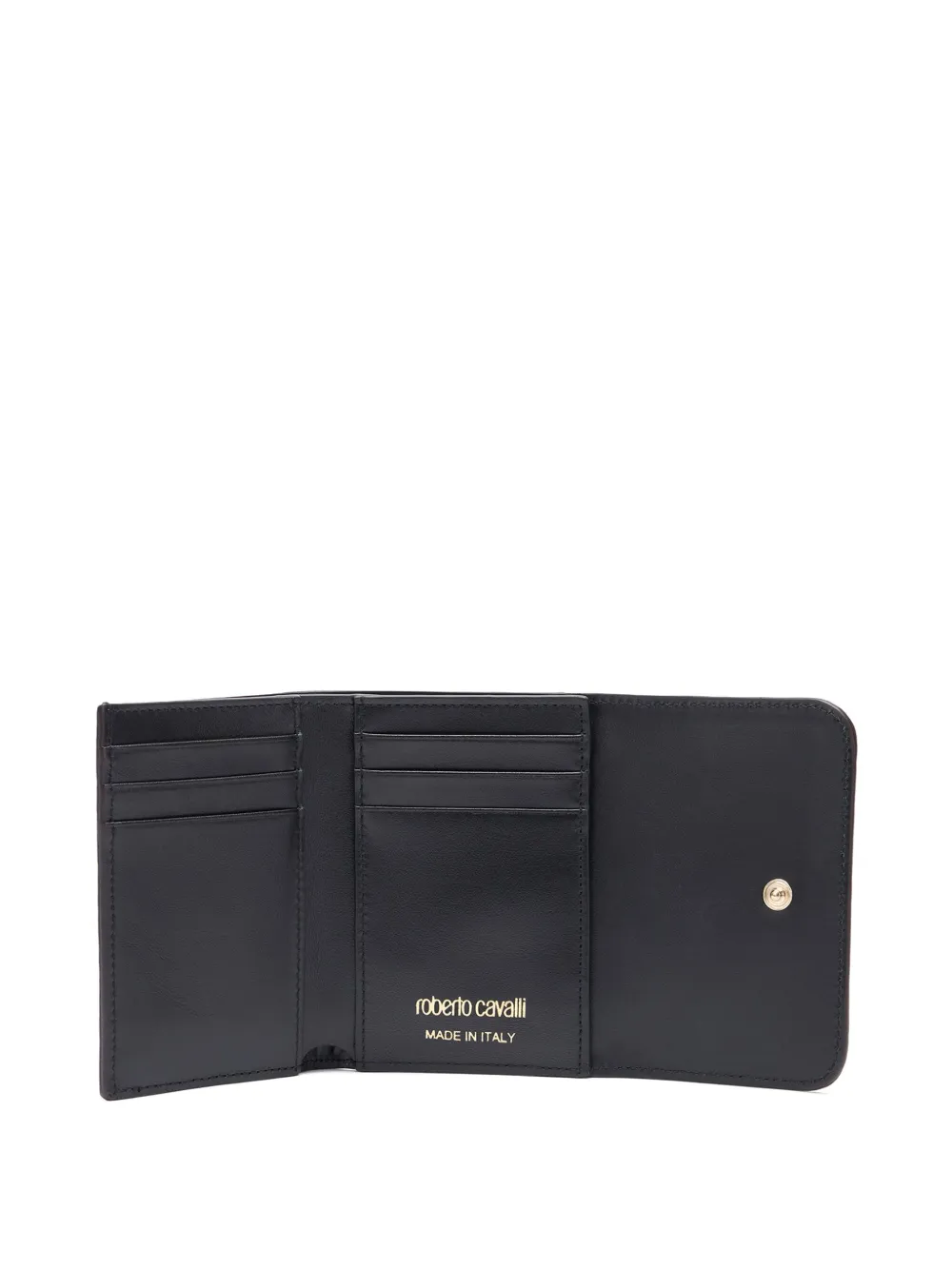  Roberto Cavalli Leather Wallet - Blue 