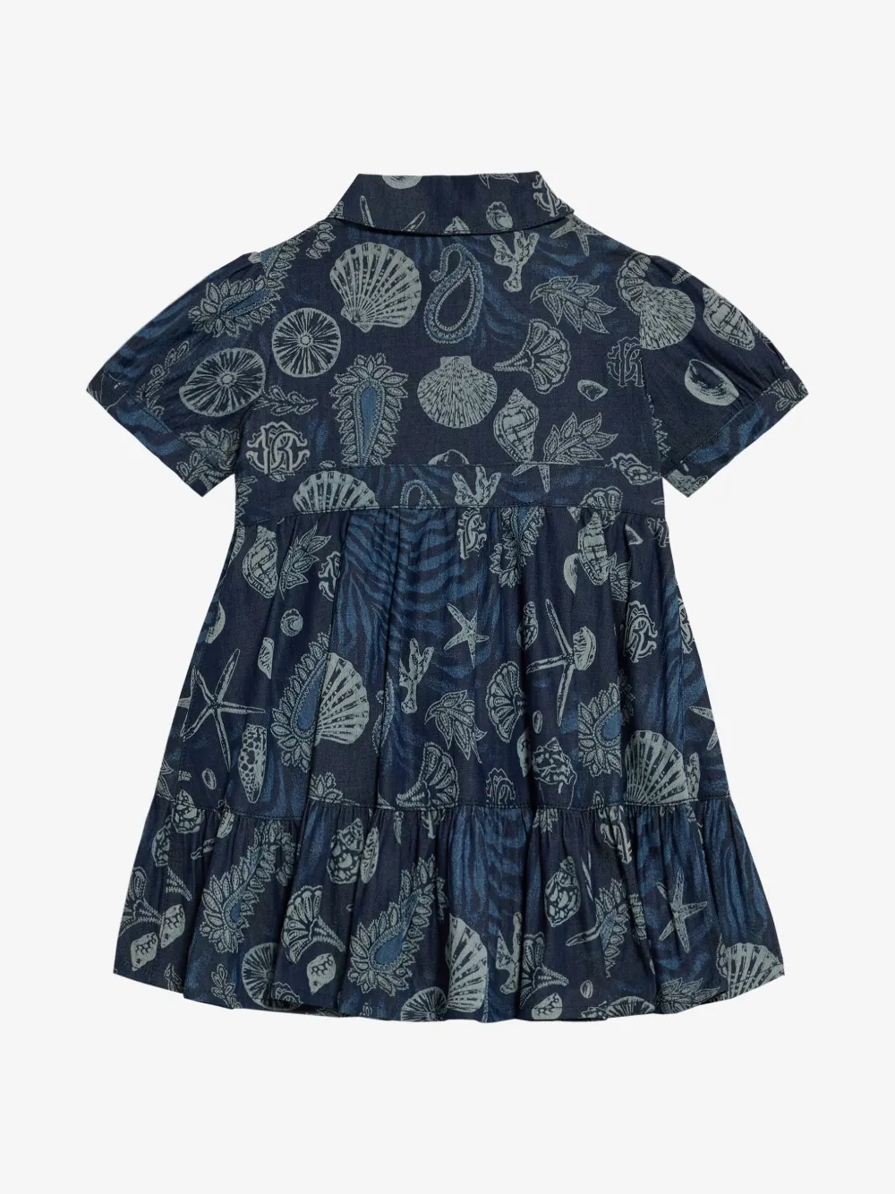 Roberto Cavalli Junior Jurk met print - Blauw